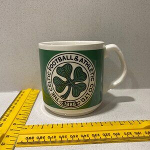 vintage Collectible Celtic FC 1888 "4 Leaf Clover" Team crest Carrigaline mug